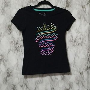 Black Junior Tee Sz L